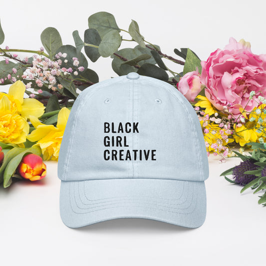 "Black Girl Creative" Pastel baseball hat